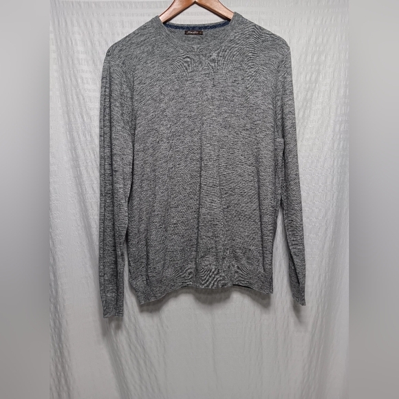 J. Mclaughlin Cotton Crewneck sweater.  Men's size L - Picture 1 of 6